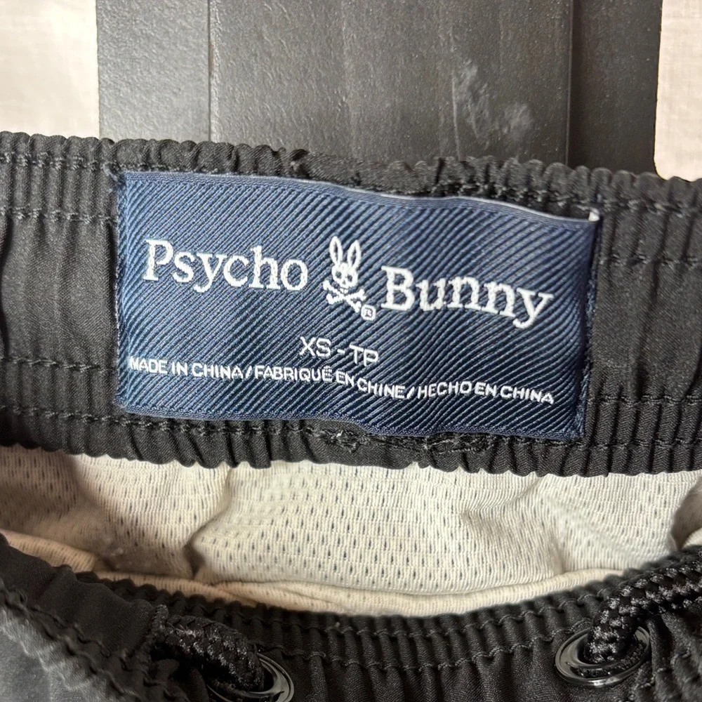 🐰 Psycho Bunny Ligon Embroidered Swim Trunks XS Men's Logo Pattern 🐰 - Picture 3 of 12